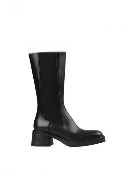 Load image into Gallery viewer, Miista Long Black Chelsea Boots
