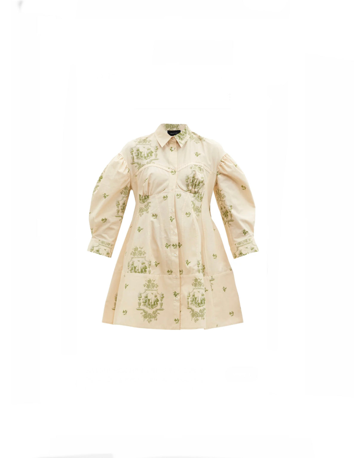 Simone Rocha Castle Print Dress Coat