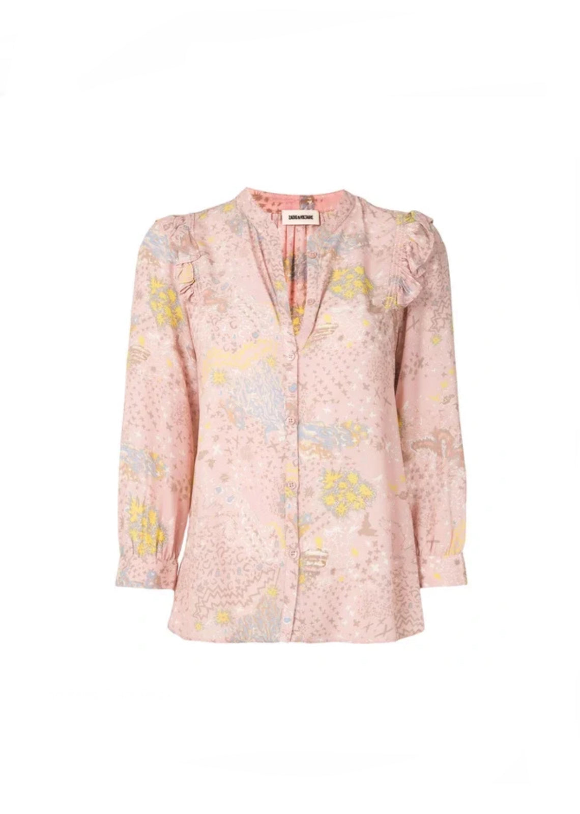 Zadig and Voltaire Pink Silk Blouse