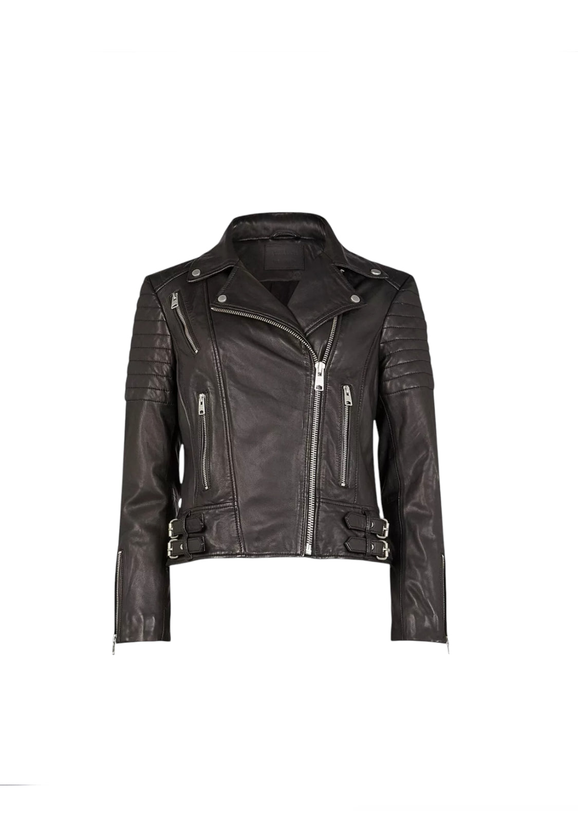 All Saints Leather Papin Biker Jacket