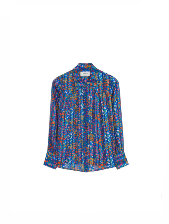 Load image into Gallery viewer, Ba&amp;amp;sh Blue Floral Shirt
