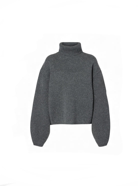 Toteme Grey Ribbed Jumper - current season nwt