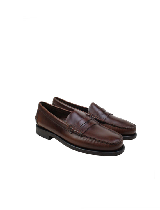 Sebago Classic Dan Ladies Brown Loafers - new