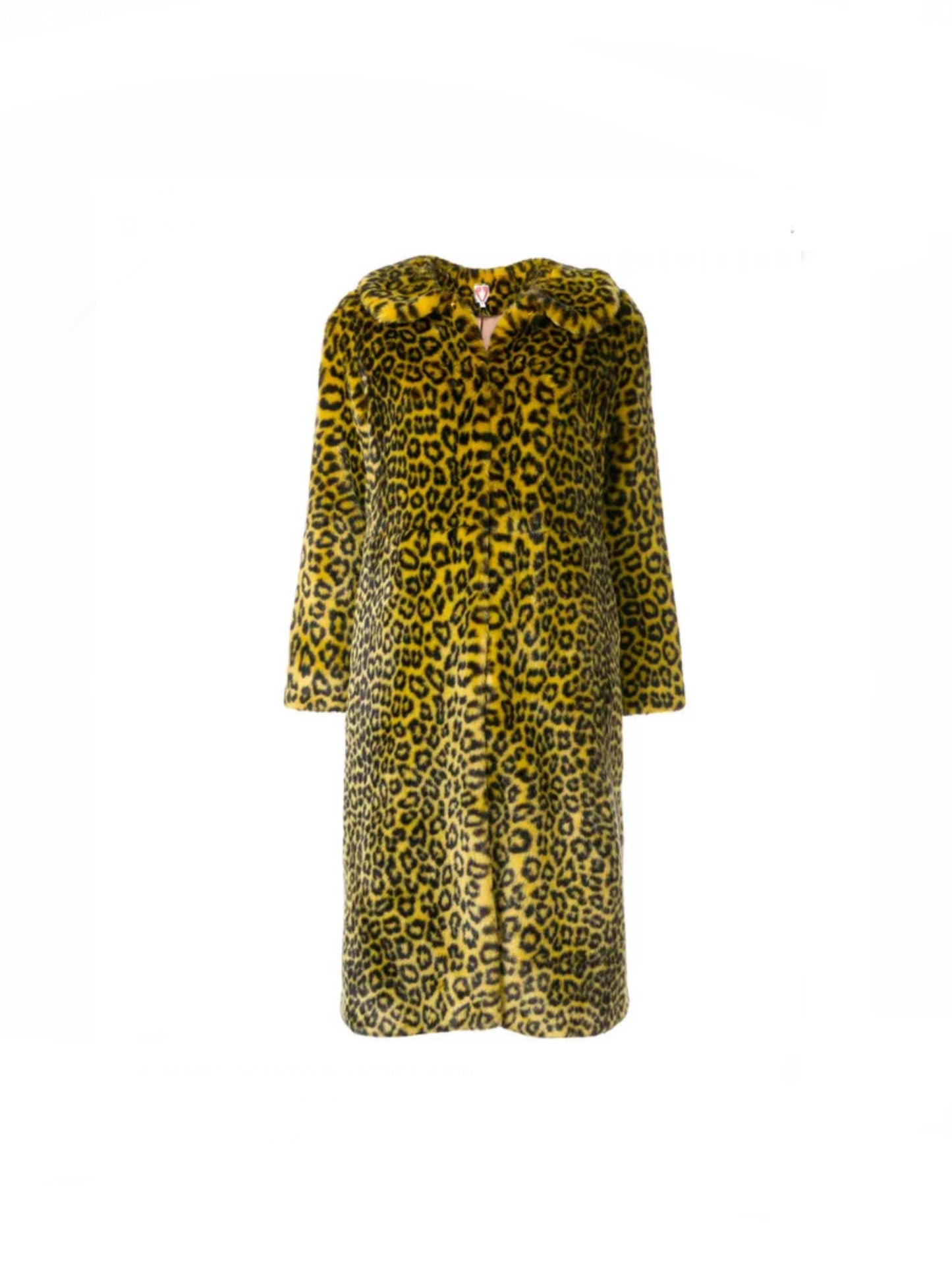 Shrimps Leopard Faux Fur Coat