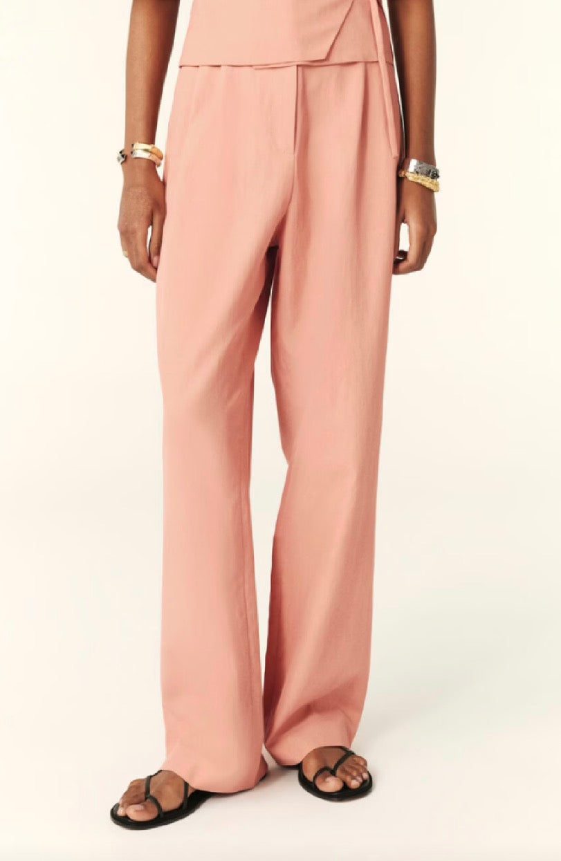 Bash Fabio Peach Trousers - nwt