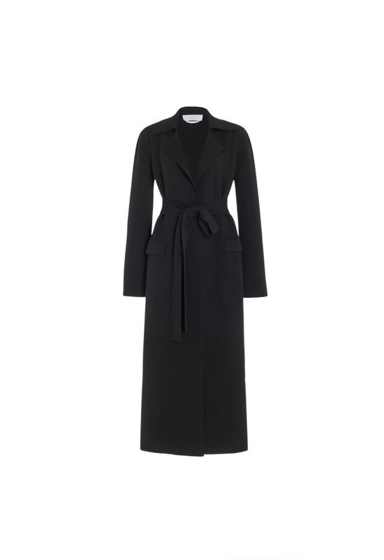 Gabriela Hearst Black Knitted Trench Coat - current season