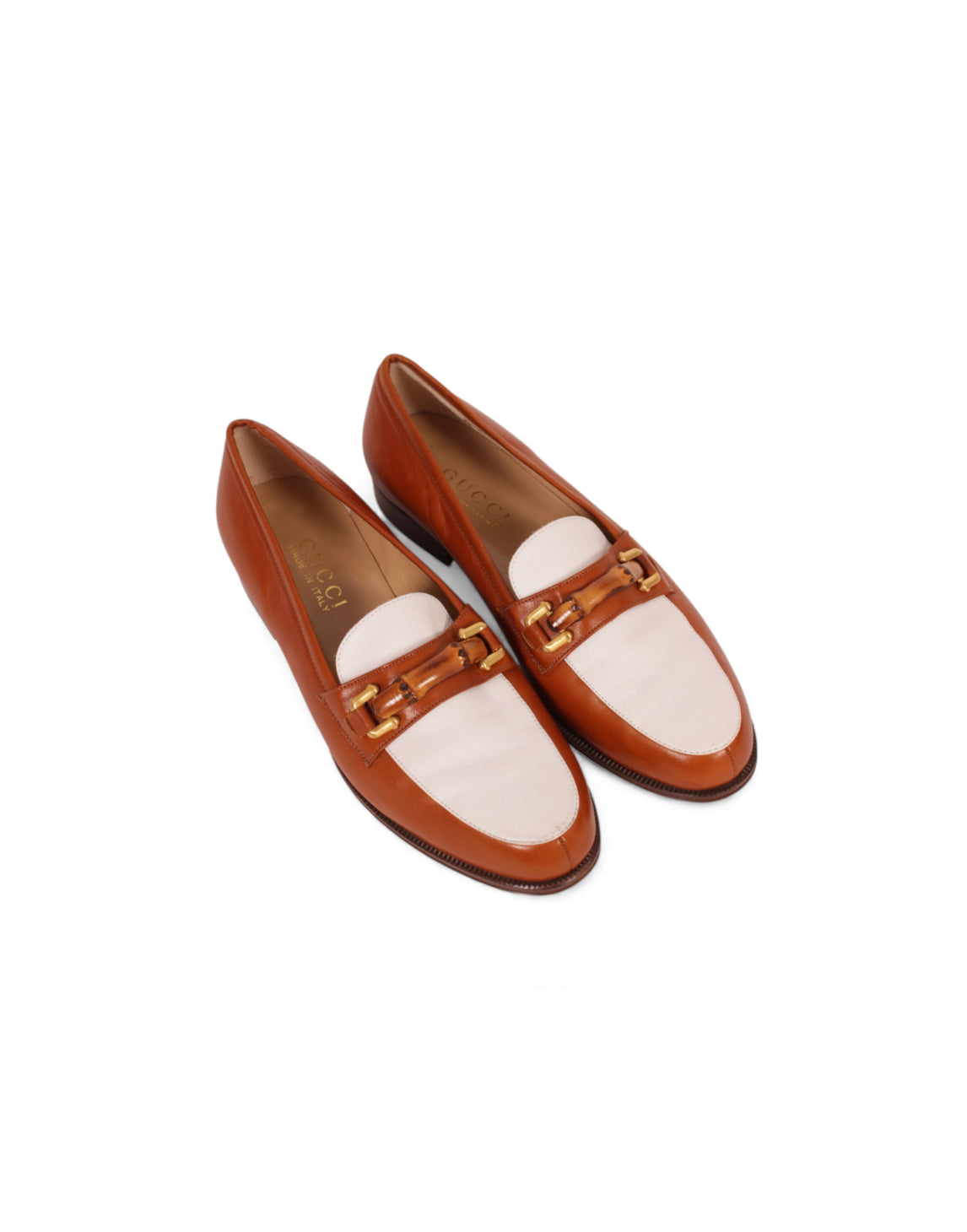 Gucci Vintage Bamboo Bit Loafers