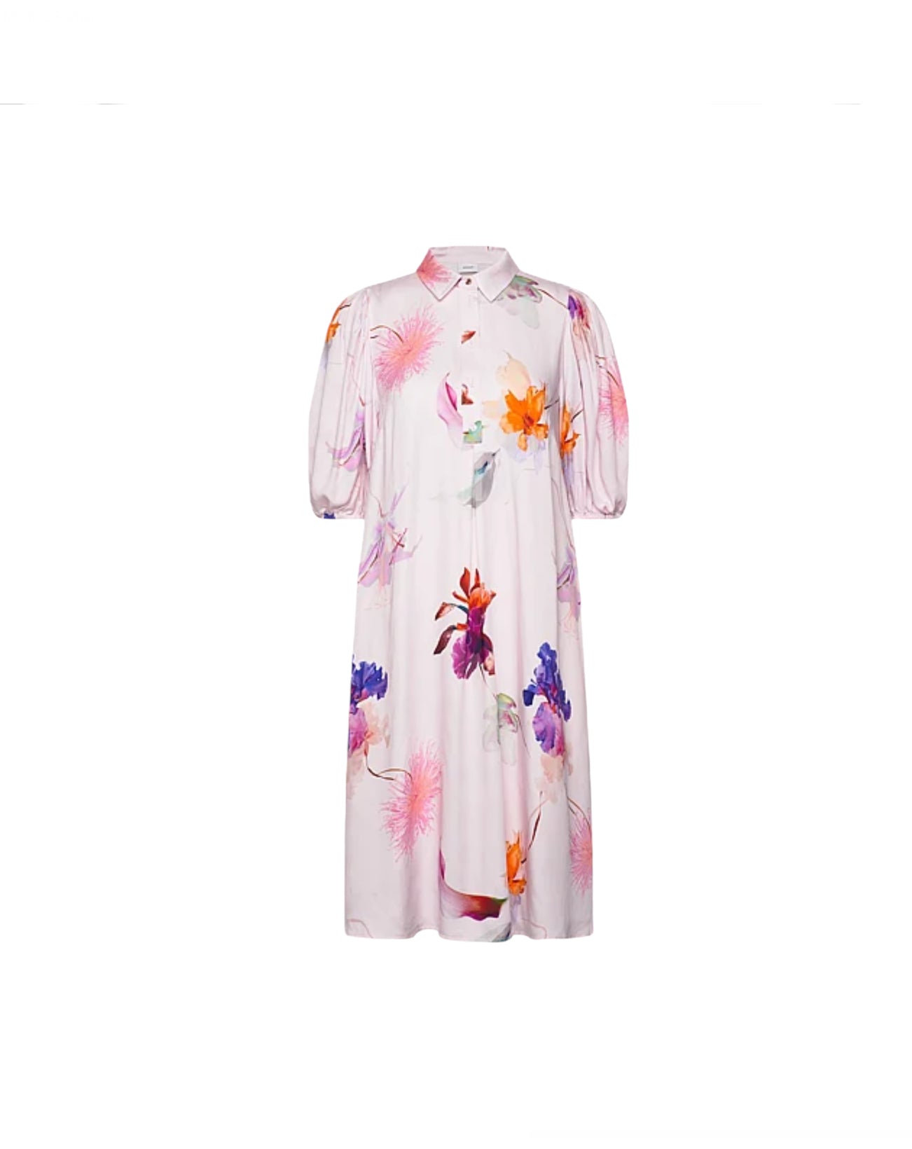 Numph Pink Floral Dress