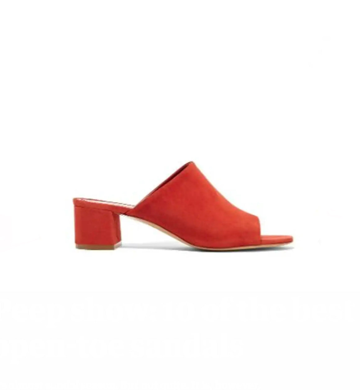 Mansur Gavriel Red Suede Shoes - new