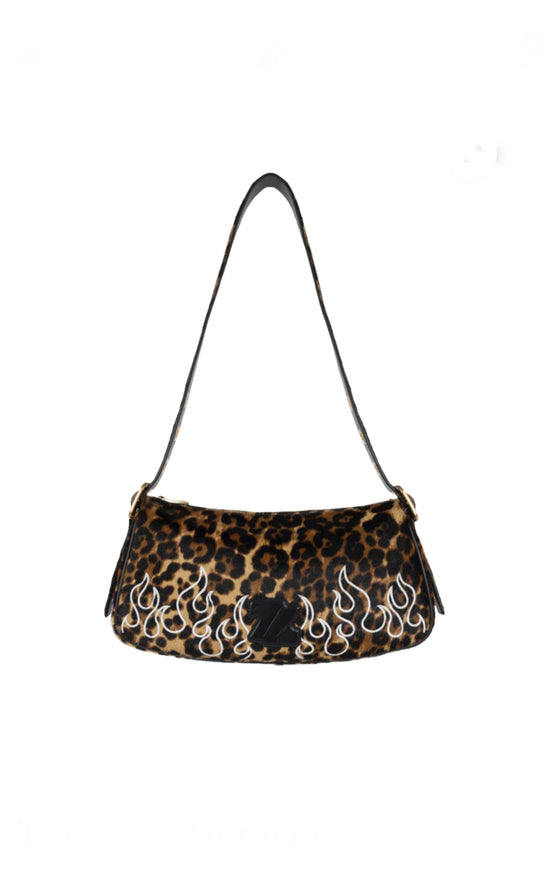 Zola the Label Leopard Bag - new