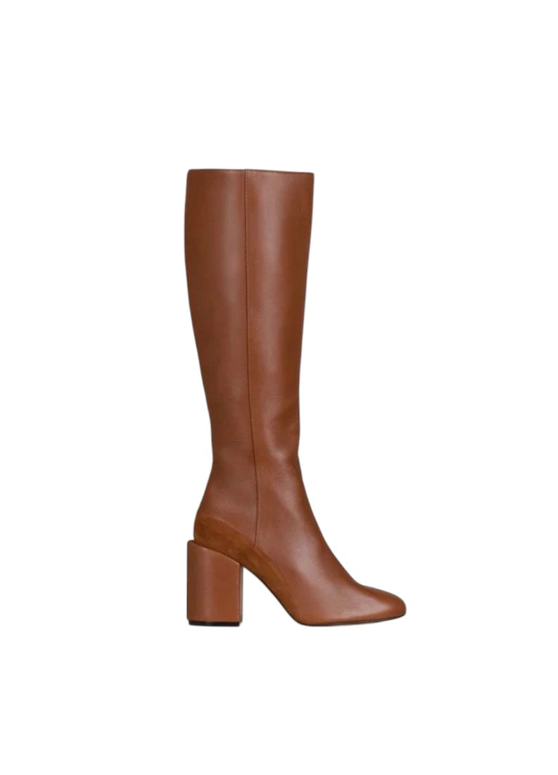 Dear Frances Elle Walnut Knee High Boots