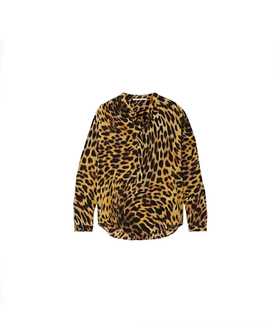 Load image into Gallery viewer, Stella McCartney Silk Leopard Blouse
