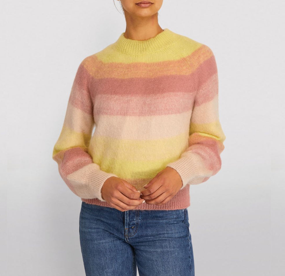 Maje Yellow Sunset Sweater