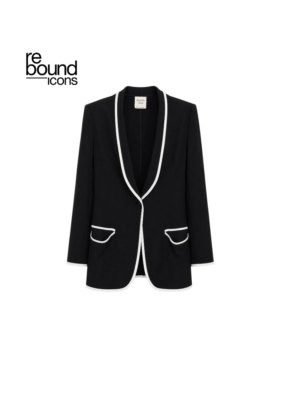 Vintage Hermes Black and White Jacket