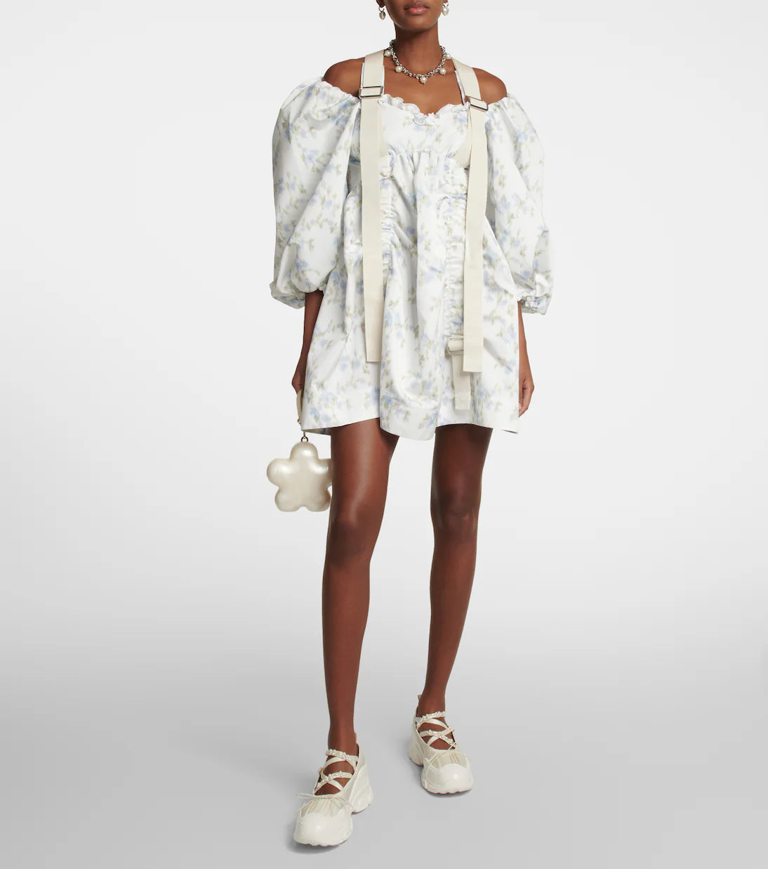 Simone Rocha Puff Sleeve Mini Dress