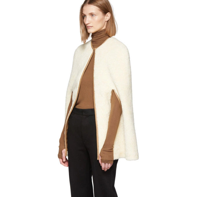 Toteme Faux Shearling Cape