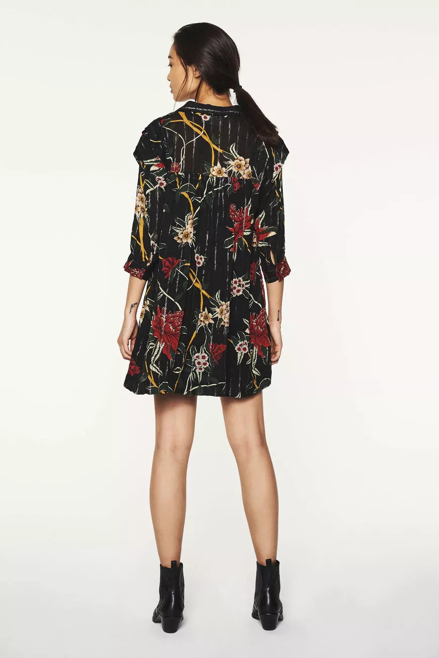 Load image into Gallery viewer, Bash Lurex Smock Dress
