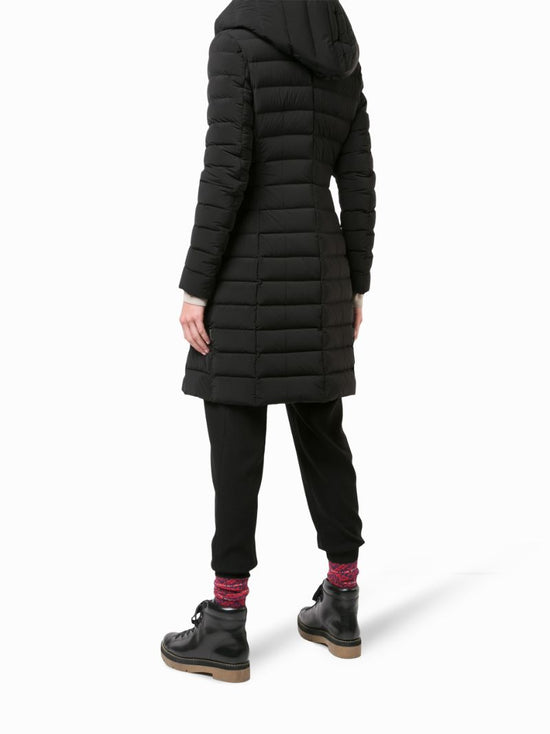 Moncler Black Barge Coat