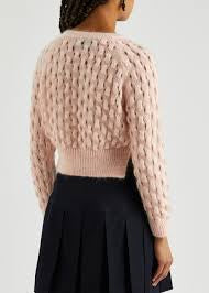 Simone Rocha Pink Mohair Jumper