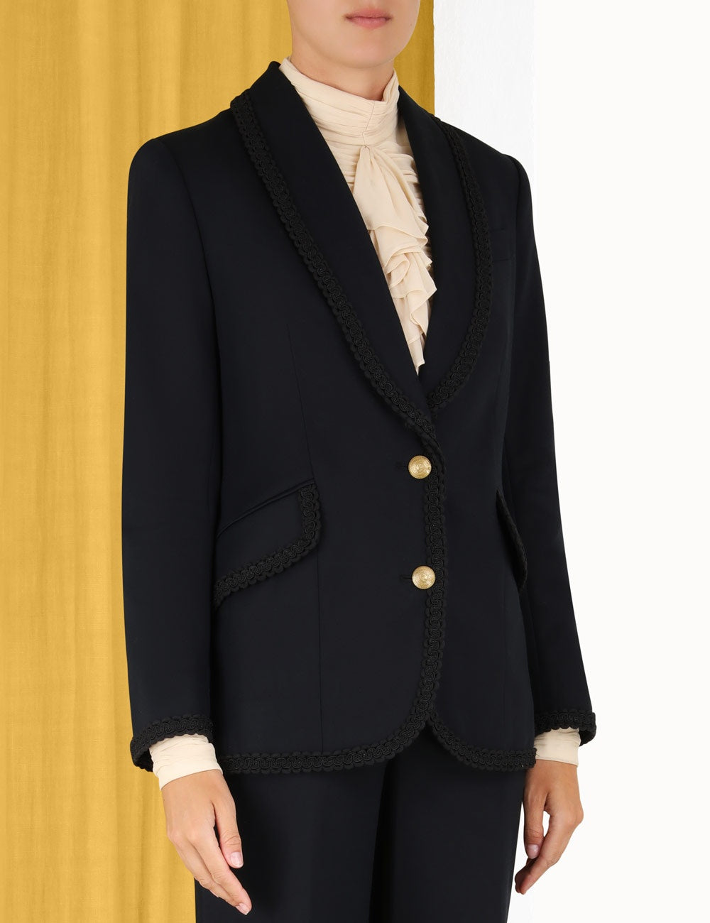 Zimmerman Celestial Shawl Collar Navy Blazer