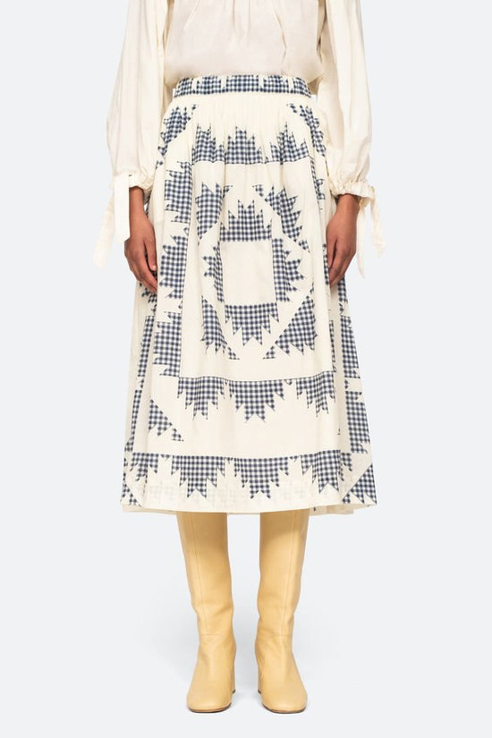 Load image into Gallery viewer, Sea New York Patchwork Skirt

