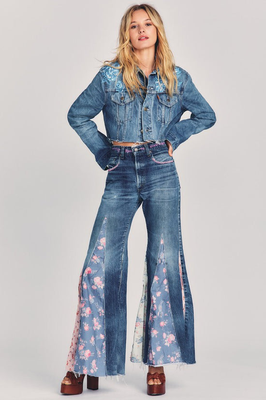 Loveshackfancy x Rialto Denim Floral Flares - nwt