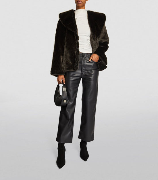 Anine Bing Faux Fur Hilary Jacket