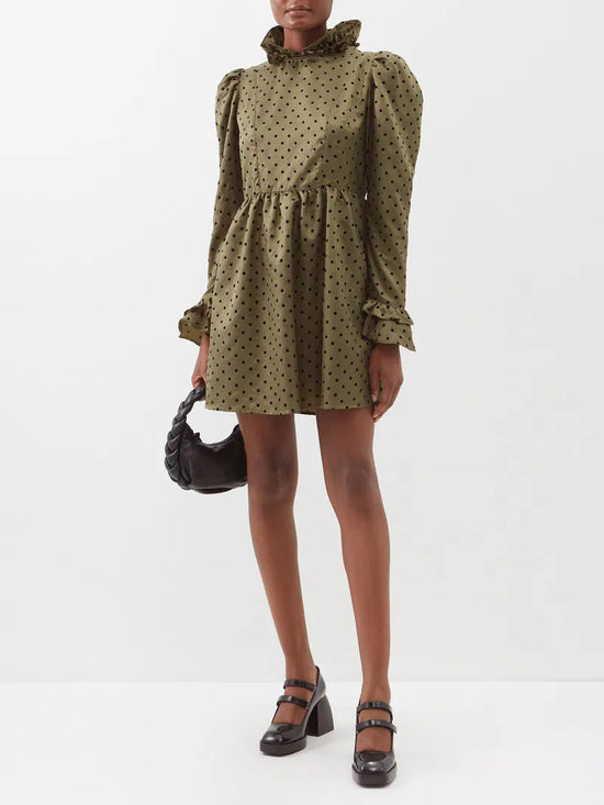 Batsheva Green Dress