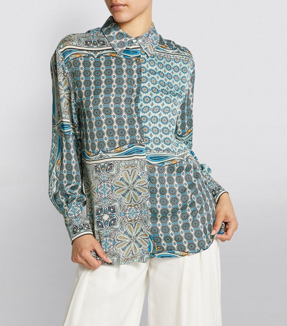 Claudie Pierlot Satin Patterned Shirt