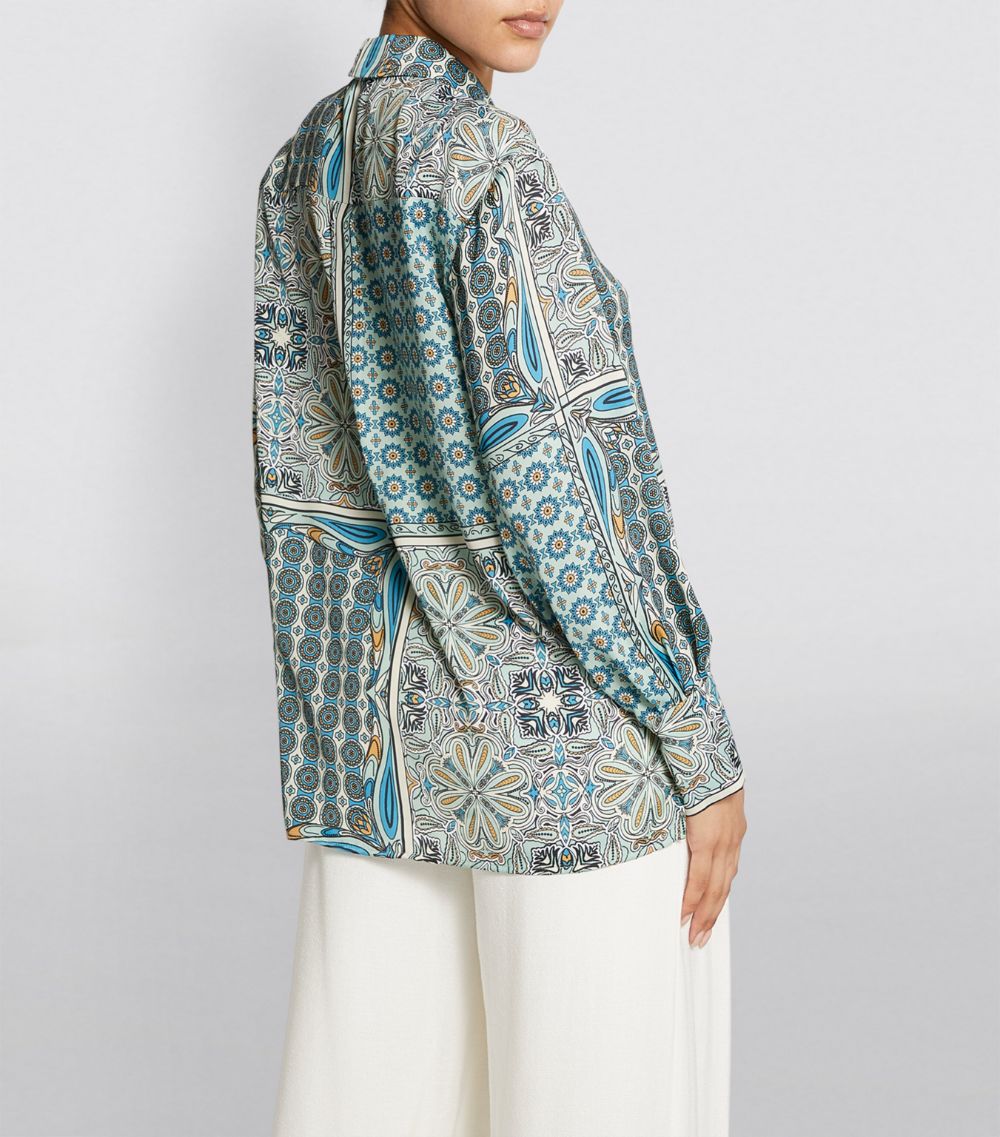 Claudie Pierlot Satin Patterned Shirt