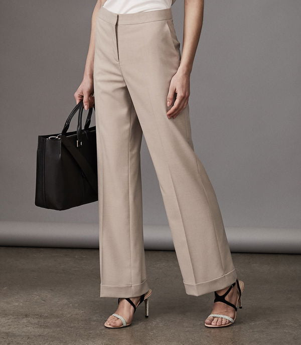 Reiss Cream Trousers