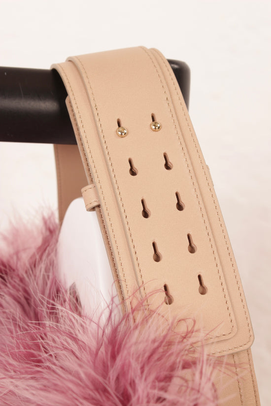 Chloe Beige Leather Belt