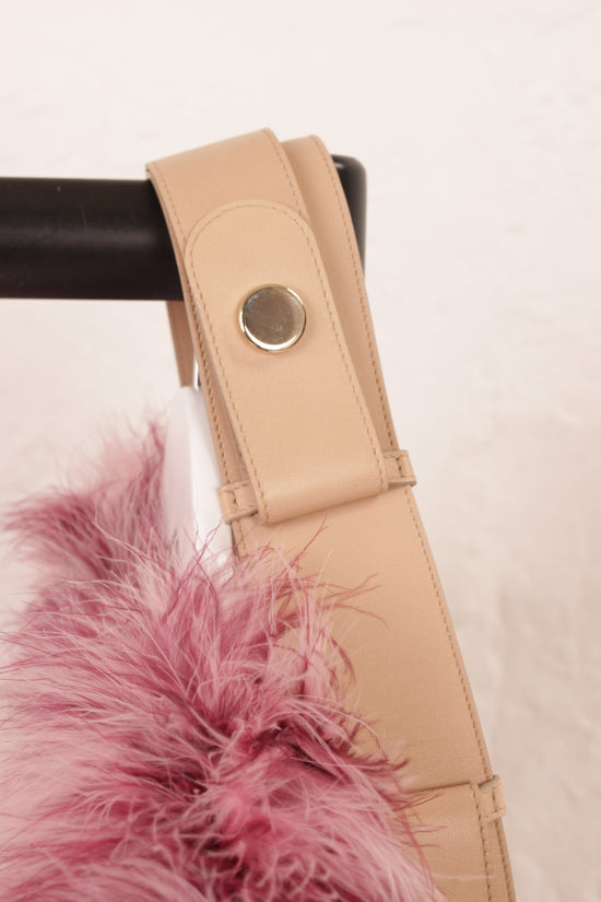 Chloe Beige Leather Belt