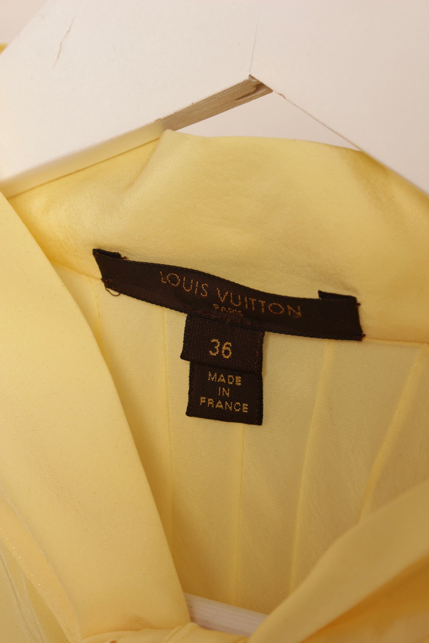 Vintage Louis Vuitton Yellow Silk Suit-NWT