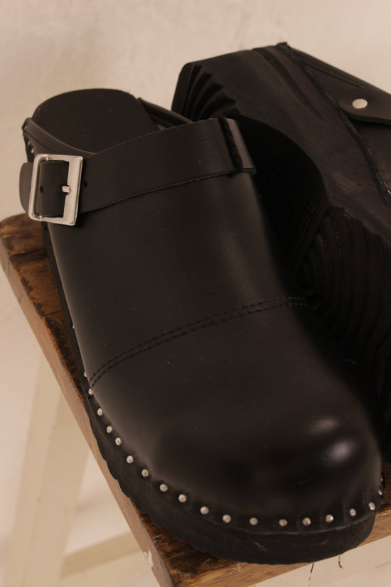 YMC Black Clogs