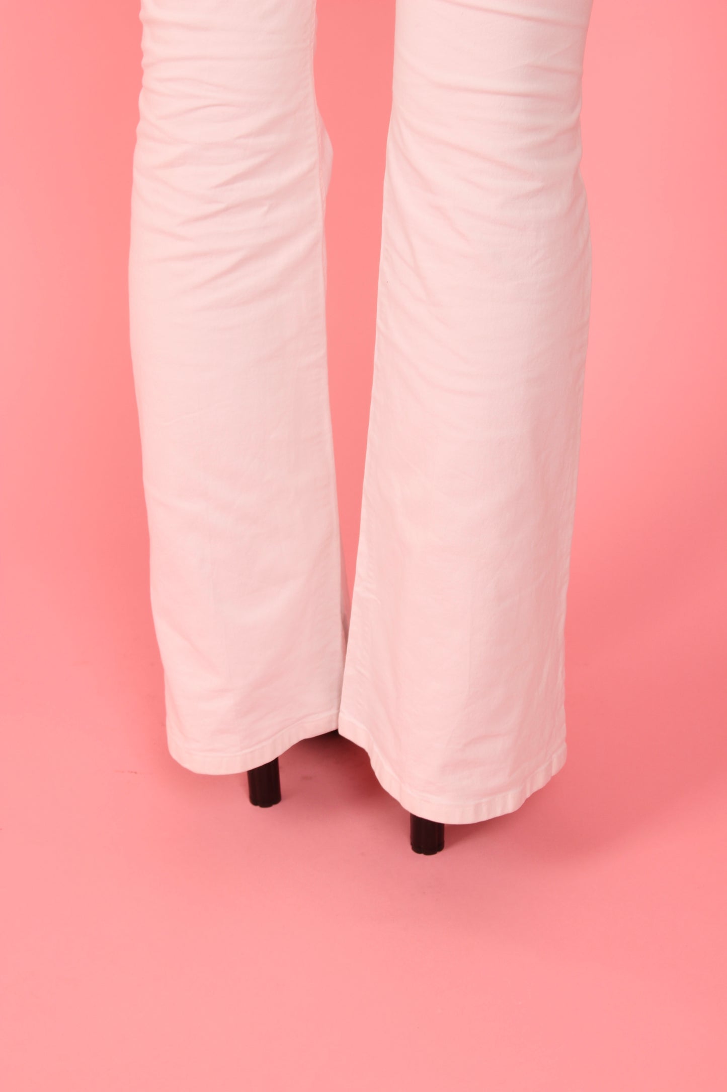 Celine White Flare Leg Trousers (Phoebe Philo Era)