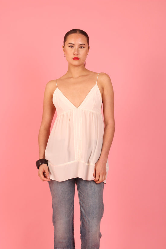 Chloe Cream Silk Cami