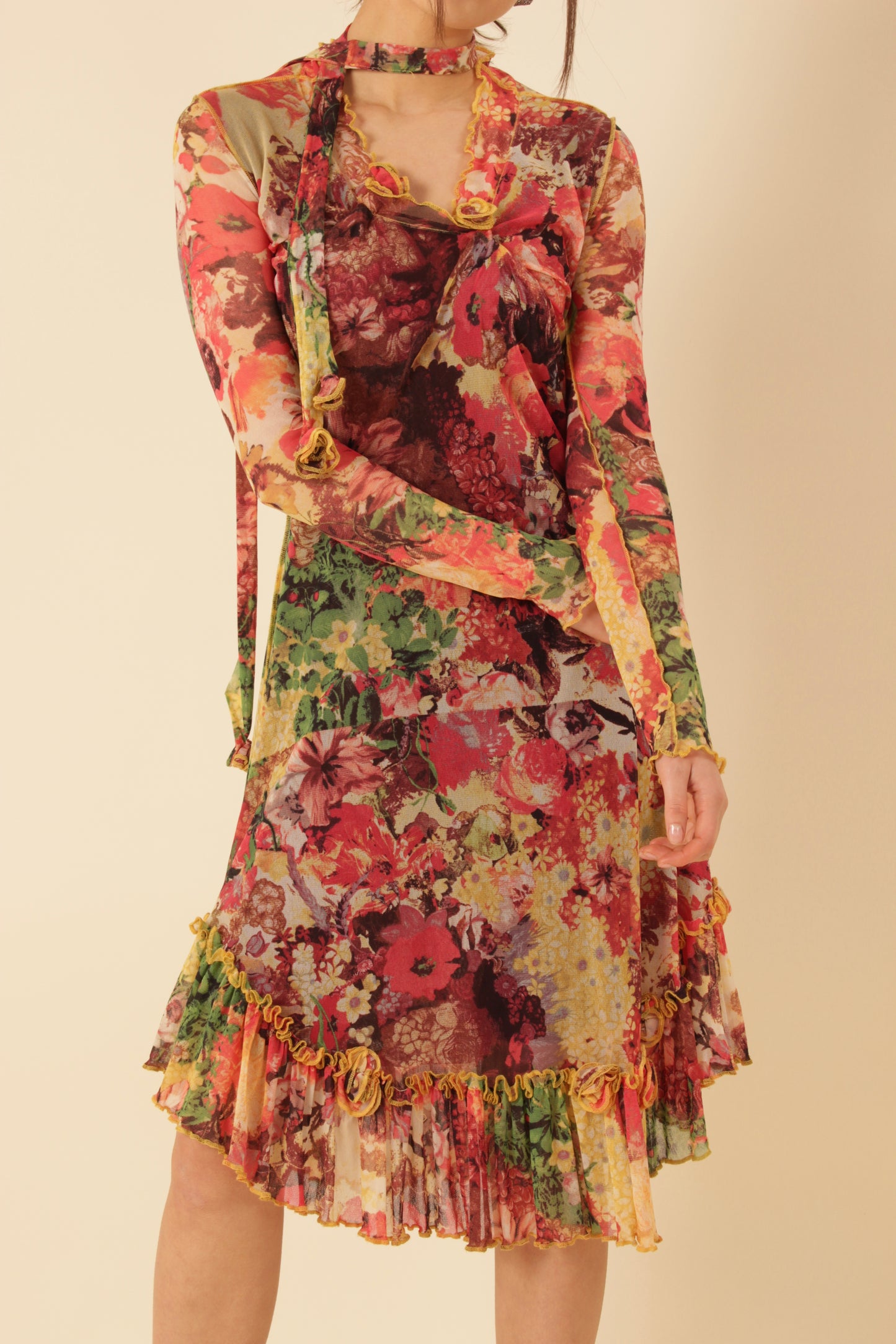 Vintage Jean Paul Gaultier Floral Dress