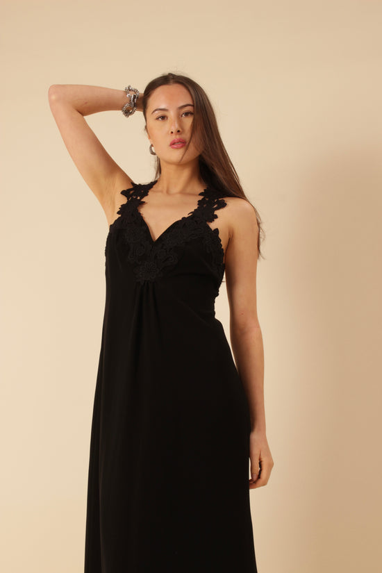 Sonia Rykiel Black Embroidered Dress