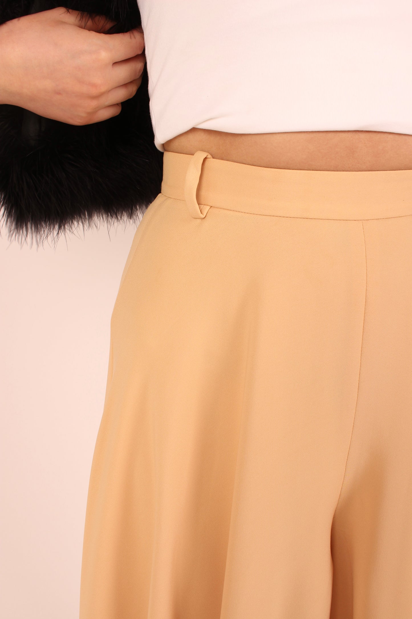 Khaite Beige Silk Trousers