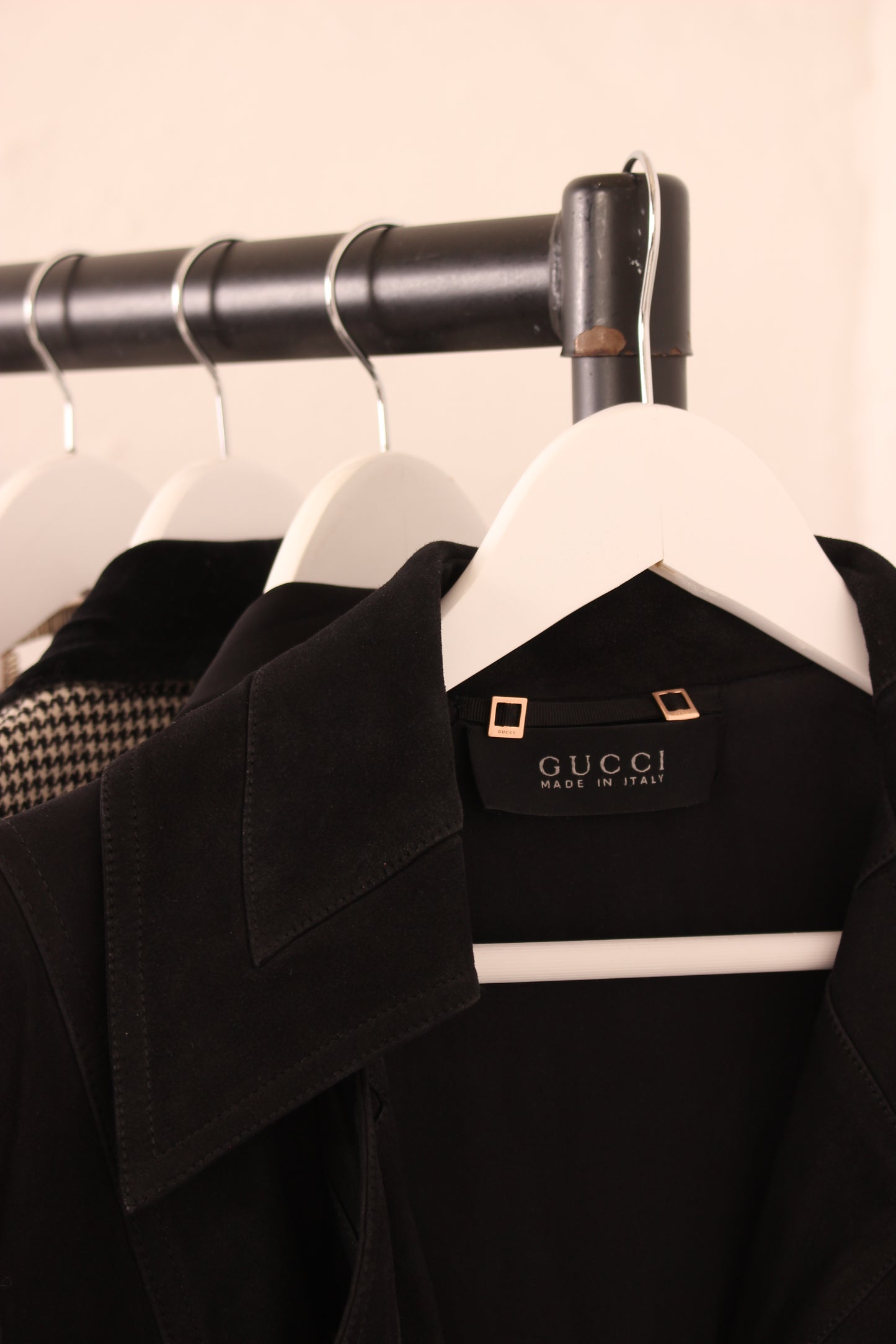 Vintage Gucci Black Suede Jacket