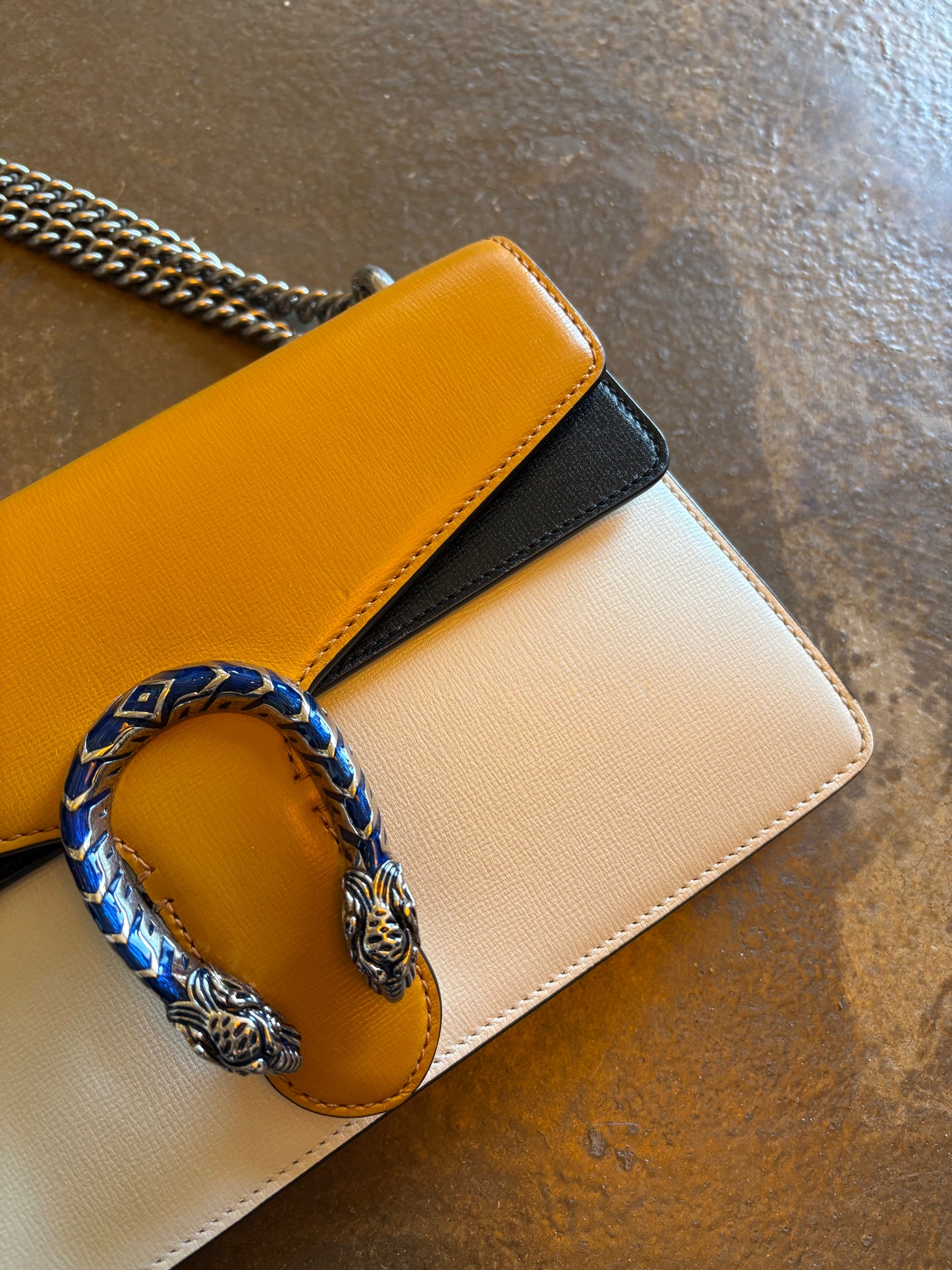 Gucci Tricolour Dionysus Bag