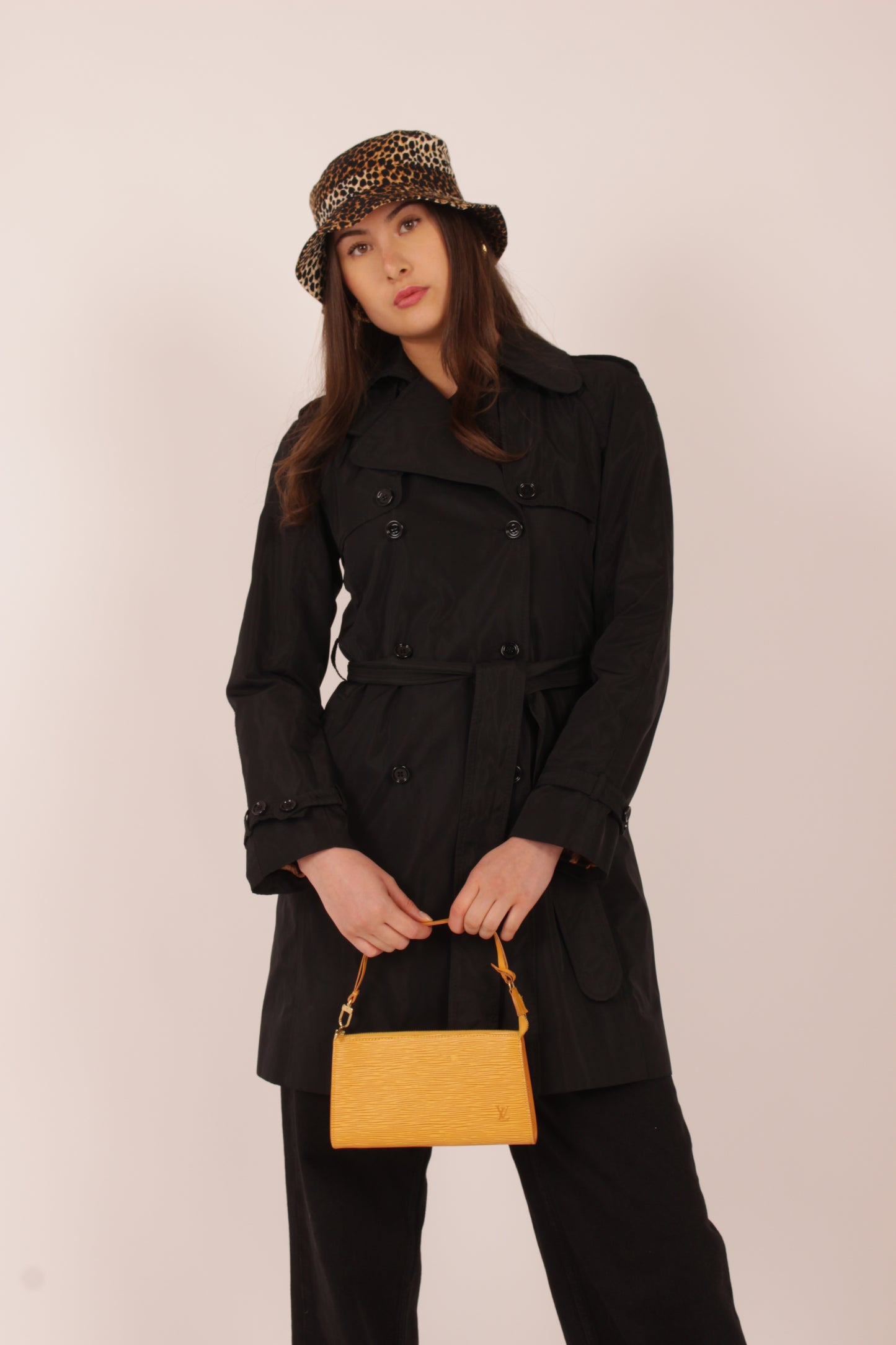 Louis Vuitton Yellow Epi Leather Pochette Bag
