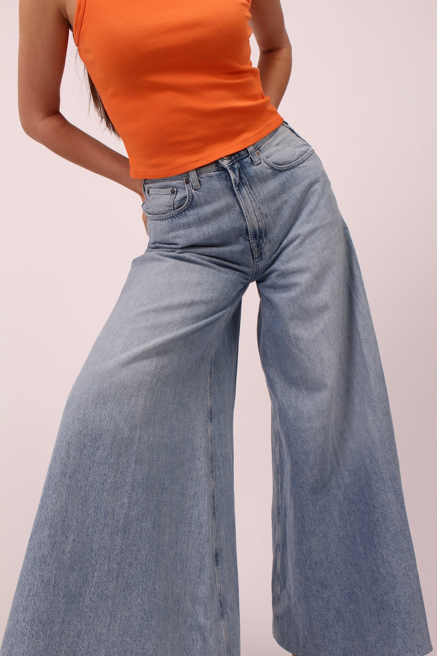Candiani Tomboy Wide Leg Jeans