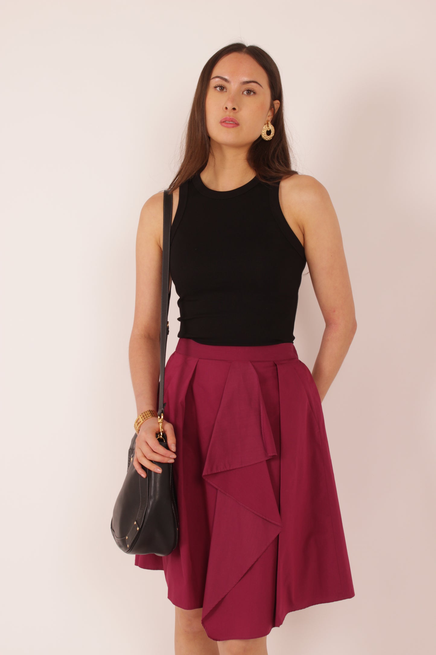 Chloe Black Leather Crossbody Bag