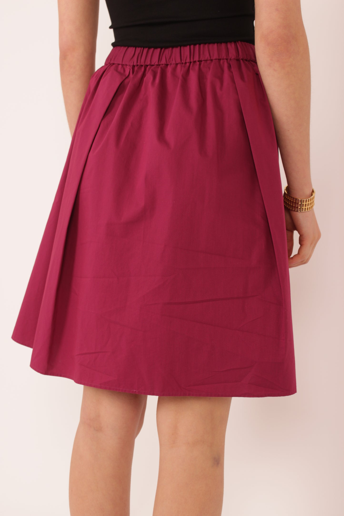 Vintage Lanvin Burgundy Skirt