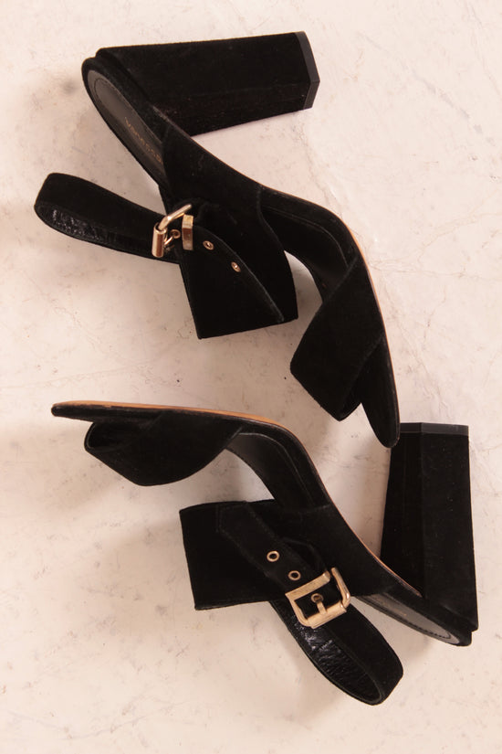 Vanessa Bruno Suede Black Heels