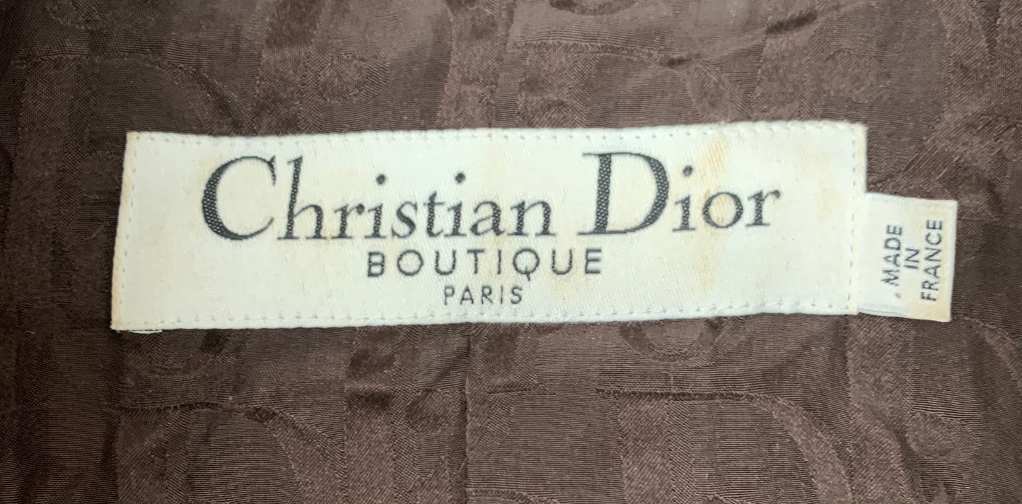 Vintage Christian Dior Galliano Era Two- Piece Skirt & Blazer Suit