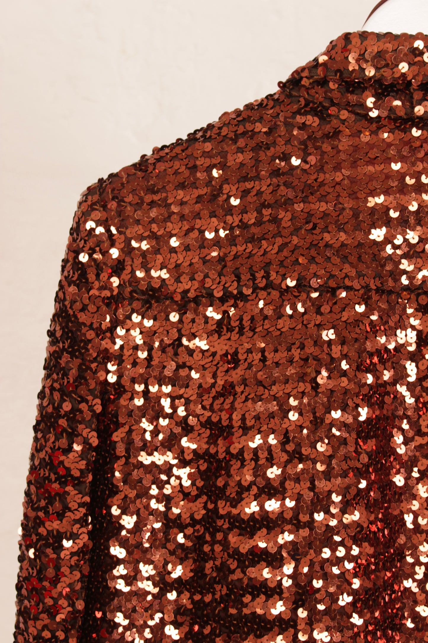 Vintage Bronze Sequin Jacket