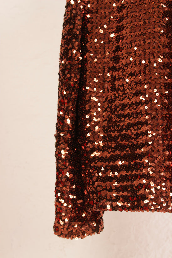 Vintage Bronze Sequin Jacket